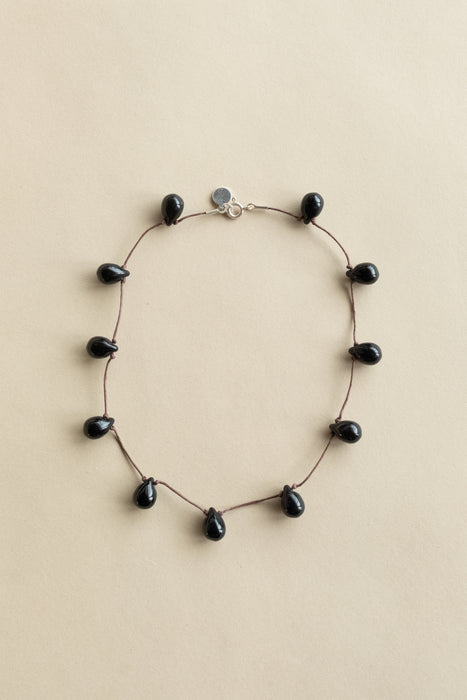 Noue Necklace - Black/Brown