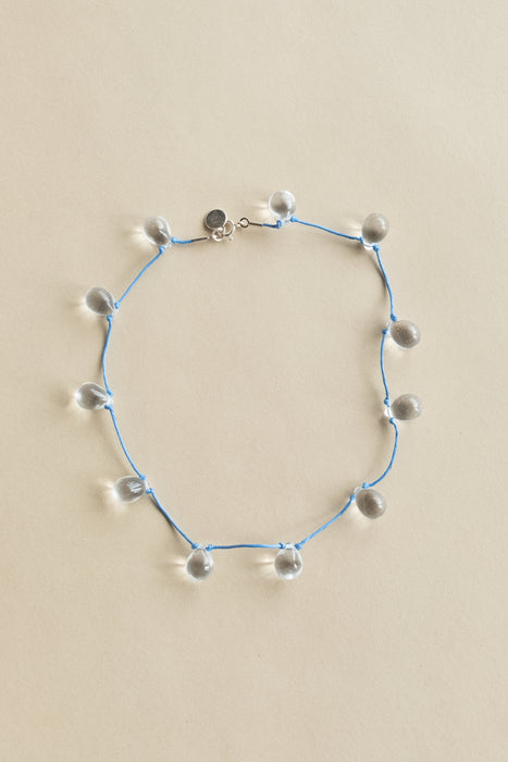 Noue Necklace - Clear/Blue