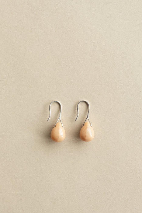 Gota Mini Earrings - Beige