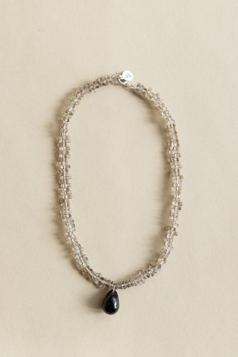 Corail Necklace - Grey/Black