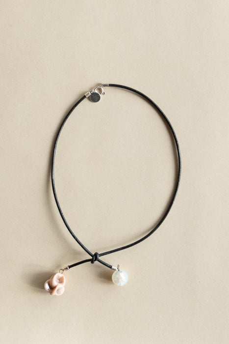 Pris Necklace - Volcano/Beige