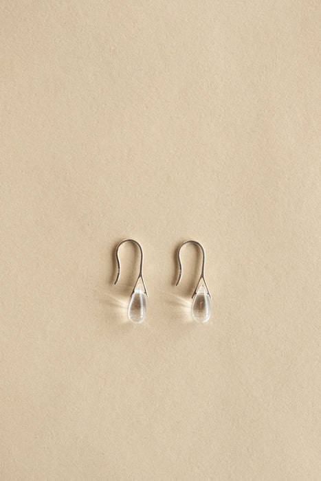 Gota Micro Earrings -Clear