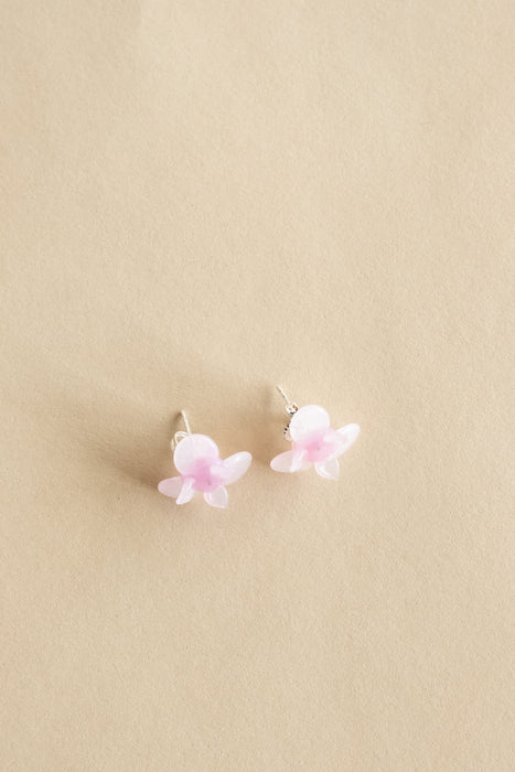 Pensée Earrings - Opaline Pink