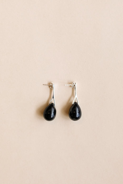 Gota Nail Earrings - Black