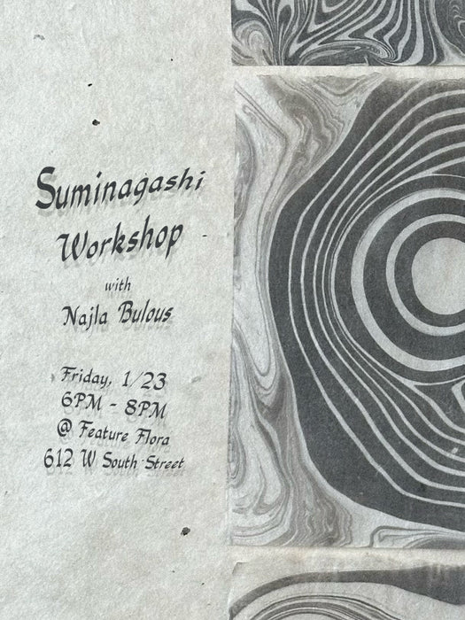 Suminagashi Workshop w/ Najla Bulous 1/23/26