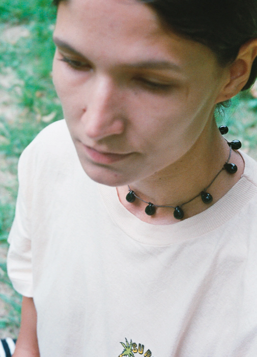 Noue Necklace - Black/Brown
