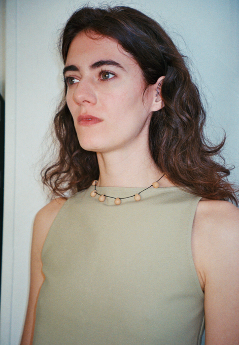 Noue Necklace - Beige/Black