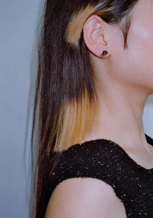 Annie Earrings - Amber