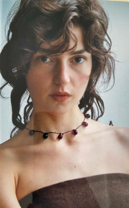 Noue Necklace - Purple/Black