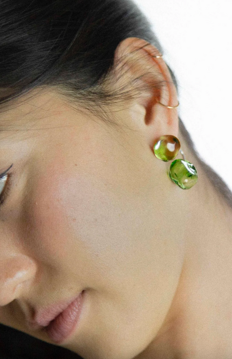 Shangri-La Earrings - Green