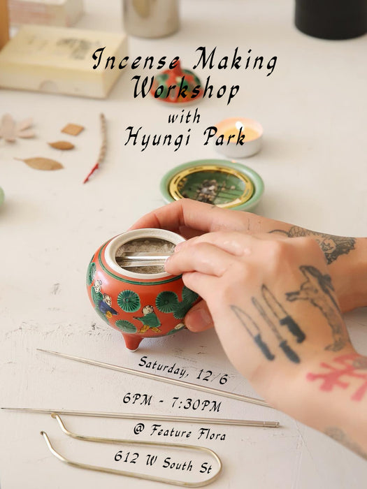 Incense Making Workshop  w/ Hyungi Park 12/6/25