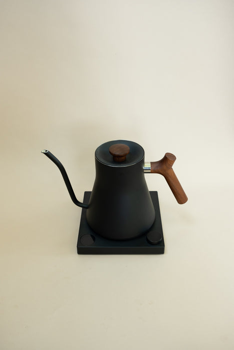 Stagg EKG Electric Kettle - Matte Black + Walnut