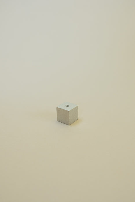 Cube Incense Holder - Silver