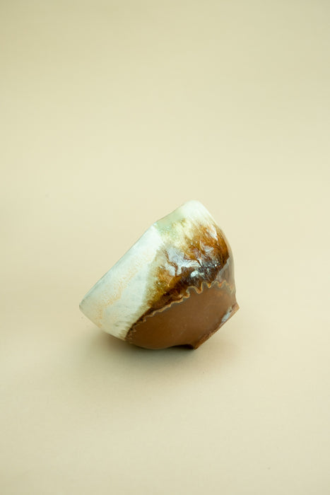 Chawan Matcha Bowl - White, Brown, Green