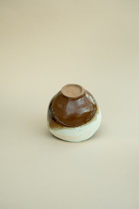 Chawan Matcha Bowl - White, Brown, Green