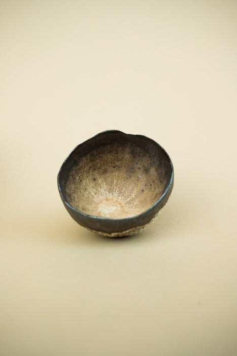 Chawan Matcha Bowl - Speckled White, Brown, Black